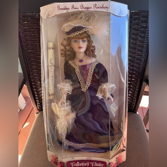 Collectible Genuine Fine Bisque Porcelain with Certificate of Authenticity - Picture 8 of 14